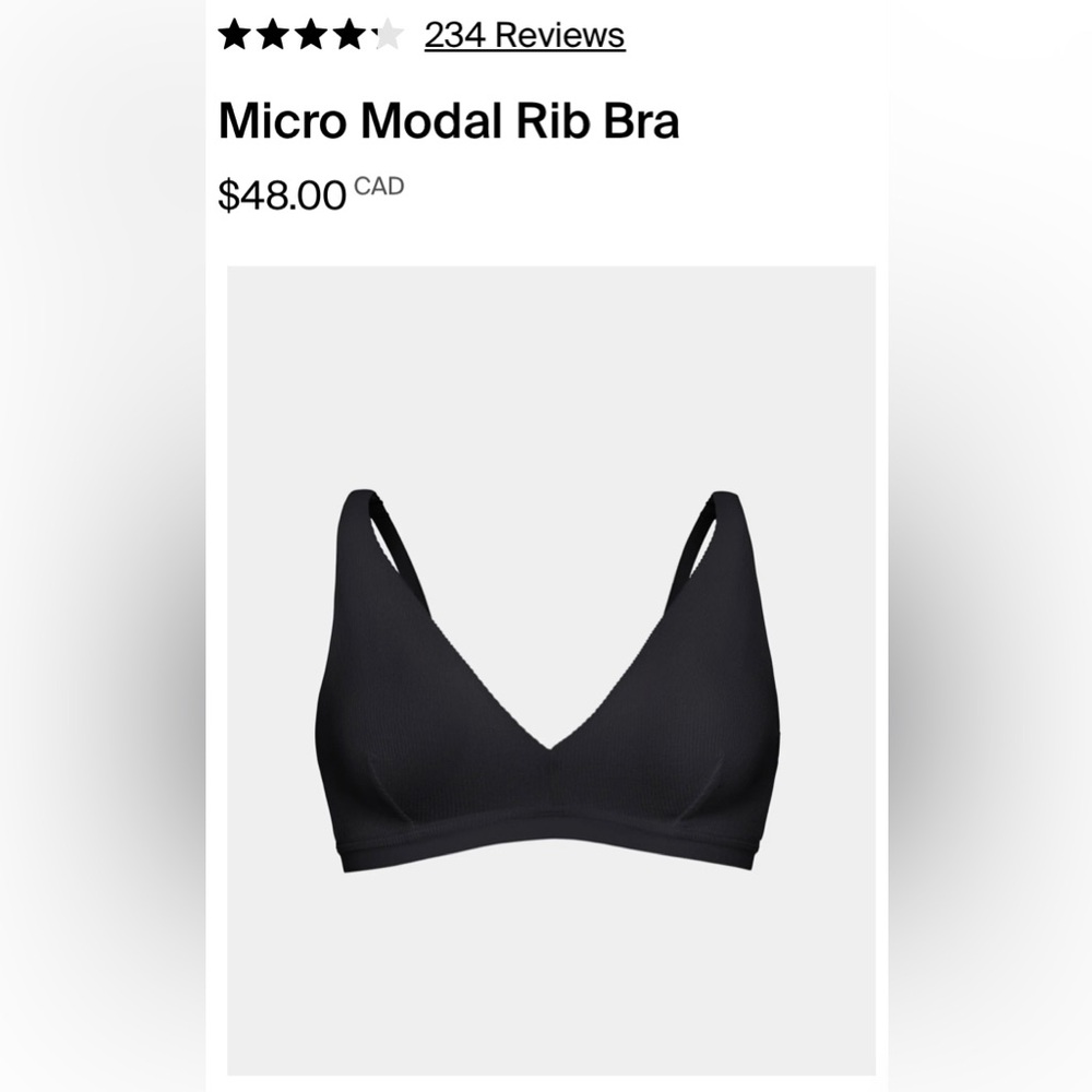 KNIX Bra Wireless Brand New